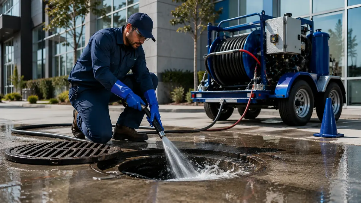 Commercial Hydro Jet Drain Cleaning in Bellflower