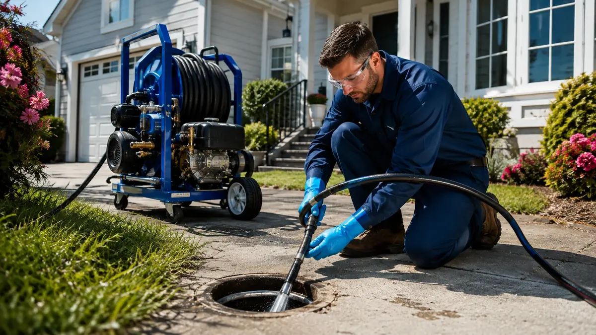 Residential Hydro Jet Drain Cleaning in Bellflower